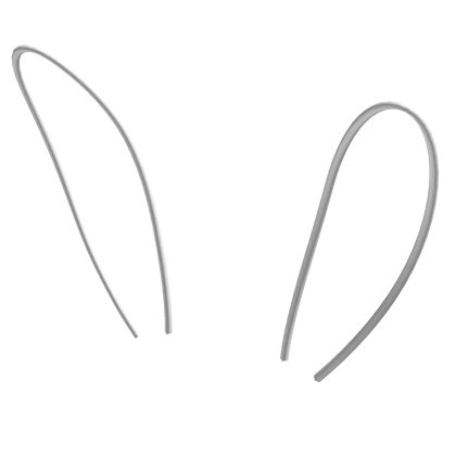 Doodle Bunny Ears (White)