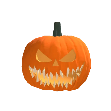 Pumpkin Head with Teeth