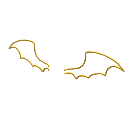 Doodle Devil Wings (Gold)