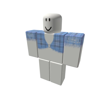 Blue Plaid Over top