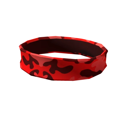 Red Camo Headband