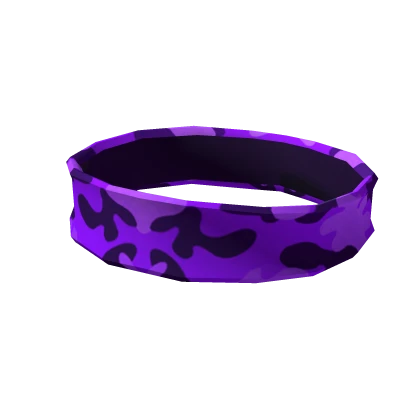 Purple Camo Headband