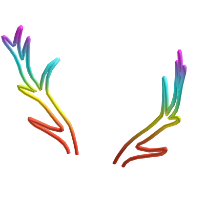 Doodle Antlers (Rainbow)