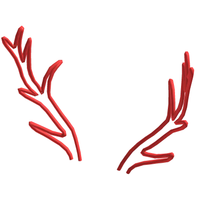 Doodle Antlers (Red)