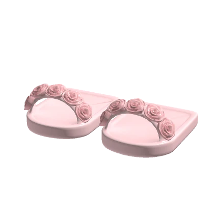 Pink Rose Slides Sandals Woman 3.0