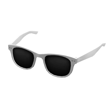 White Wayfarer Sunglasses