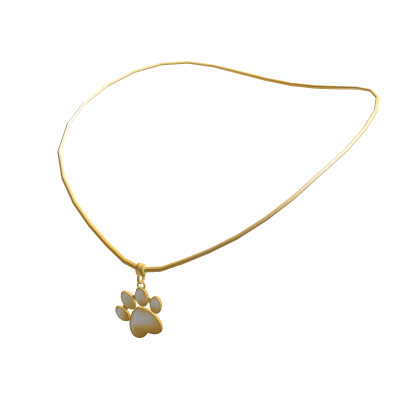 Golden Paw Necklace