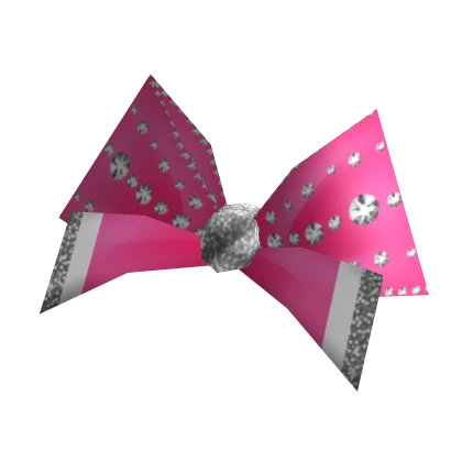 Sparkle Cheer Bow - Pink