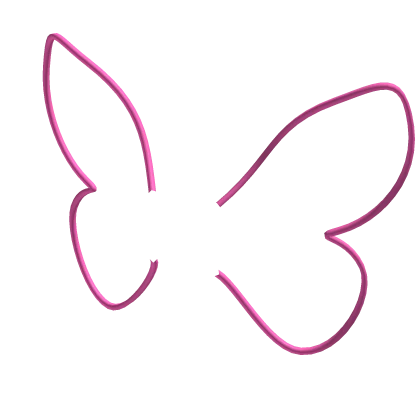 Doodle Butterfly Wings (Pink)