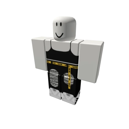 Ripped Jeans + Caution Belt