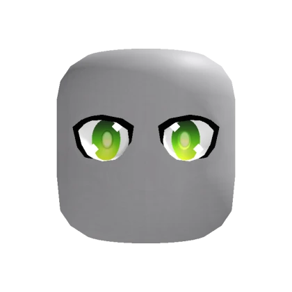 Mouthless Lime Eyed Anime