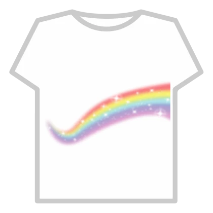 transparent glitter rainbow