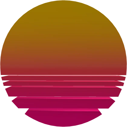 Synthwave Sun: Miami Sunset