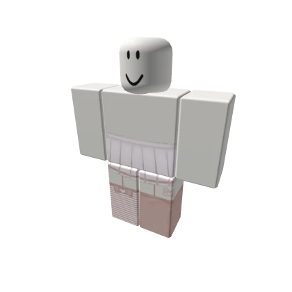 ପ kawaii white skirt + bear socks ♡