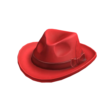 Red Homburg Hat