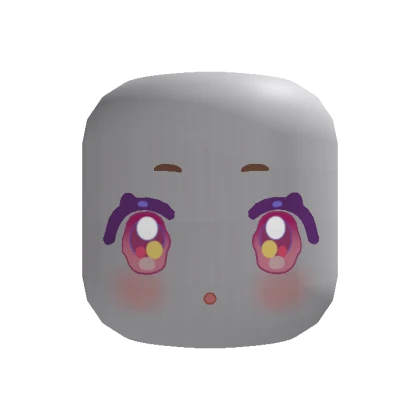 🍀Animated Pastel Chibi Eyes Face (Pink)