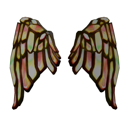 Stained Glass Wings in Gold