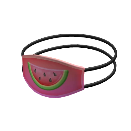 Pink Watermelon Face Mask