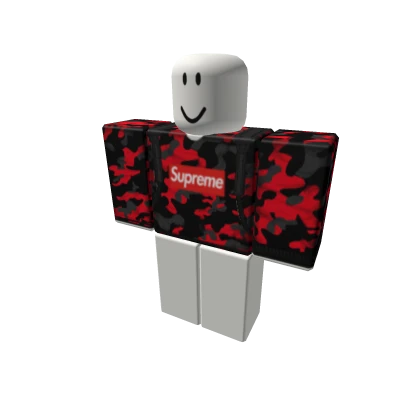 🔴RED CAMO Supreme Shirt⚫