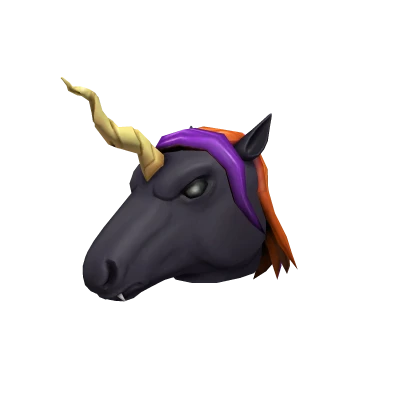 Halloween Unicorn Head