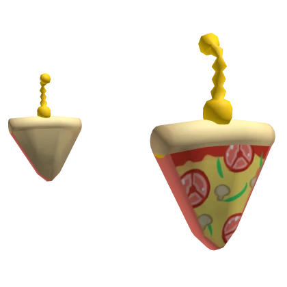 Pizza Earrings