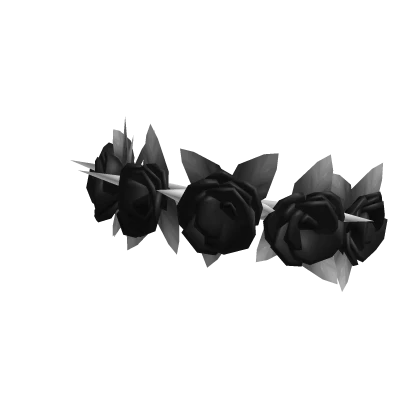 Spiked Dark Rose Crown