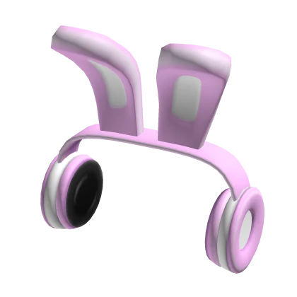 Pink Bunny Headphones