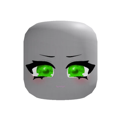 Animated Chibi Vampire Face