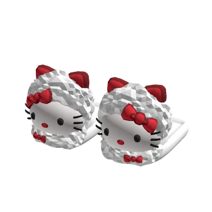 ♡ 3.0 Red Kitty Slippers
