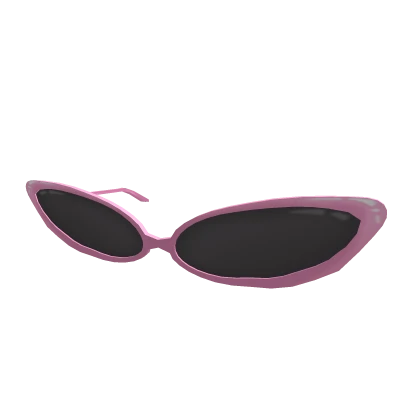 Retro Baby Pink Sunglasses