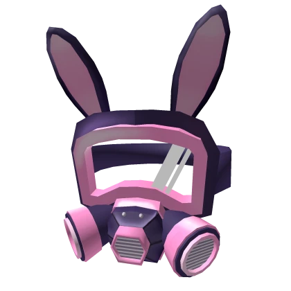 Pastel Pink Bunny Gas Mask