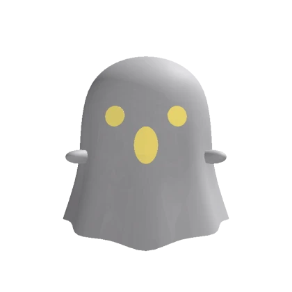 Recolorable Ghost With Golden Eyes