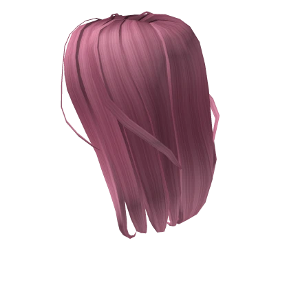 Voluminous Dark Pink Hair