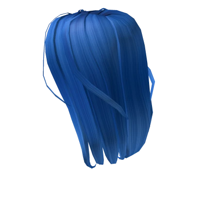 Voluminous Blue Hair