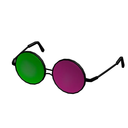 Circle Two-Toned Glasses