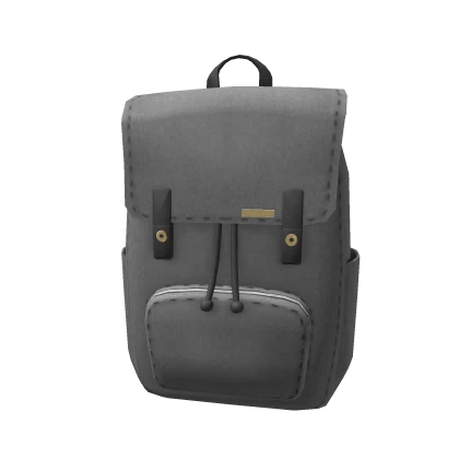 Simplistic Gray Backpack