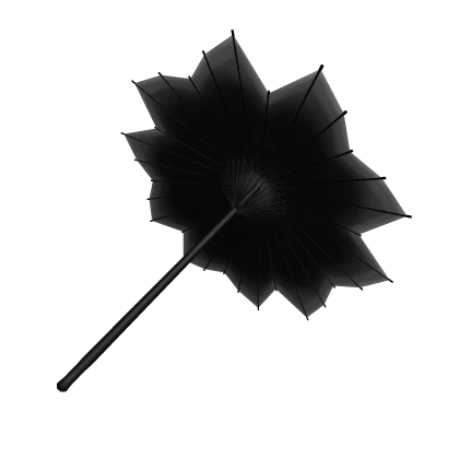 Black Blossom Parasol