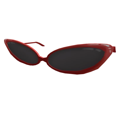 Retro Red Sunglasses