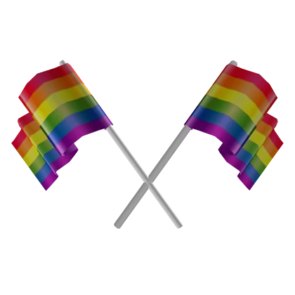 Double Pride Flags