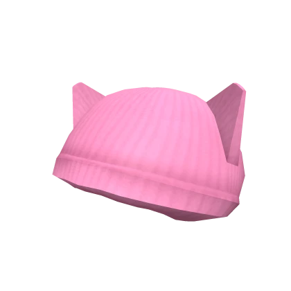 Pink Kitty Beanie