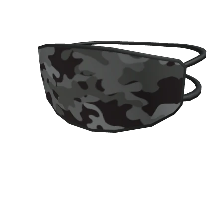 Black-Camo Face Mask