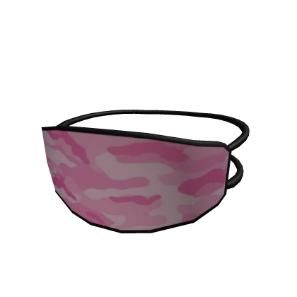 Pink-Camo Face Mask