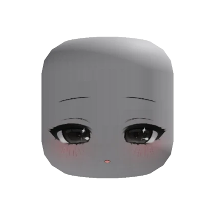 cutest sleepy kawaii chibi face (recolorable)