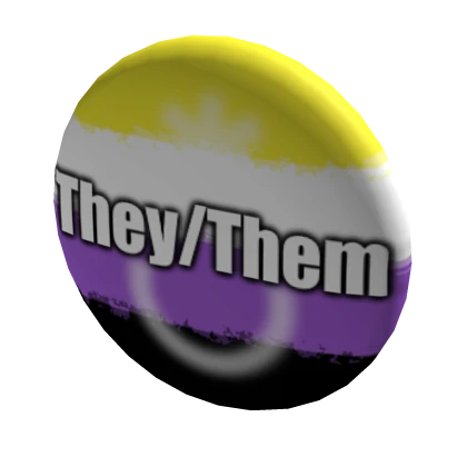 Pronoun Pin: They/Them