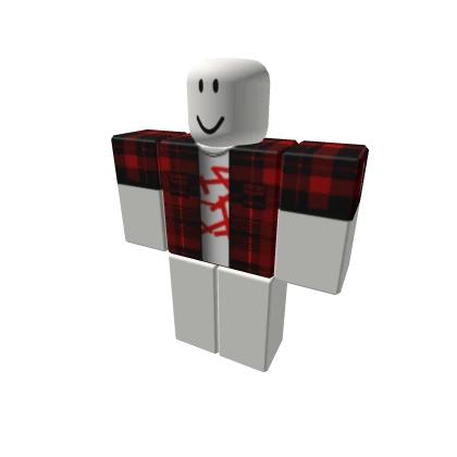 ): Red Grind Skater Flannel