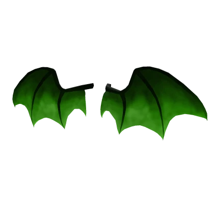 Green Bat Wings