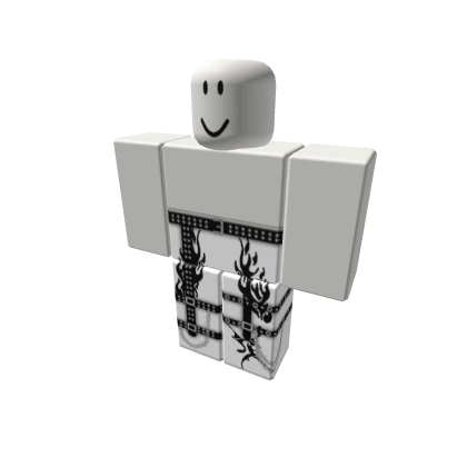 white pants w harness