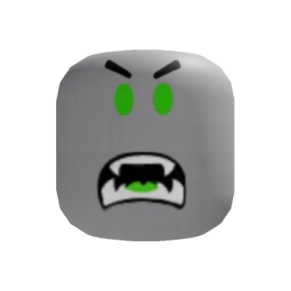 Green Angry Face