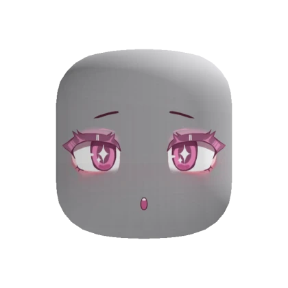 Surprised Chibi Pink Face [Recolorable]