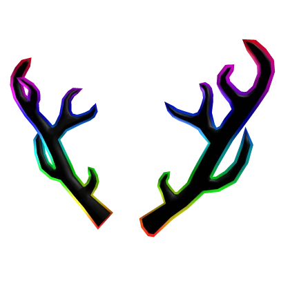 Cartoony Rainbow Antlers